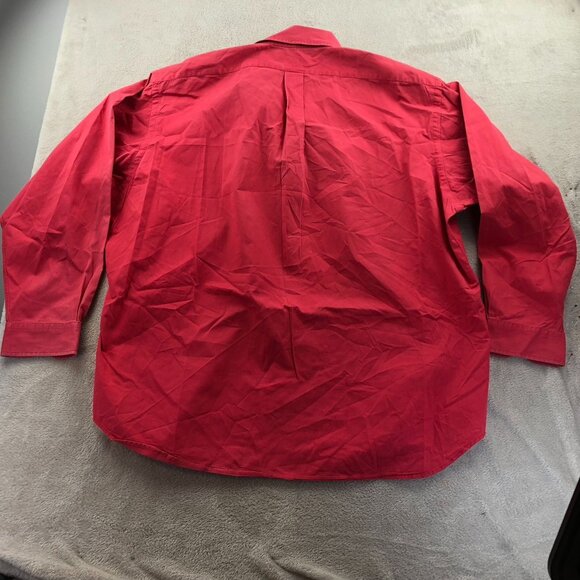 Ralph Lauren Men Blake Shirt XXL Red Long Sleeve Button-Down Shirt Cotton Casual - Picture 12 of 12